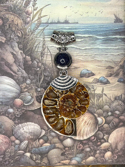 Ammonite Pendant AN17
