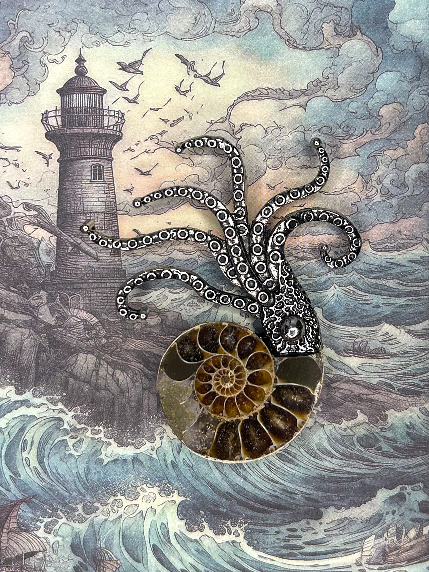 Ammonite Pendant AN23