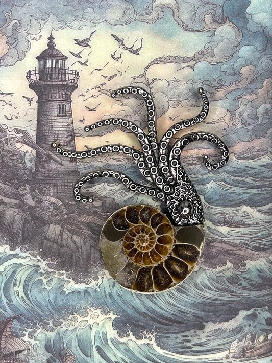 Ammonite Pendant AN23