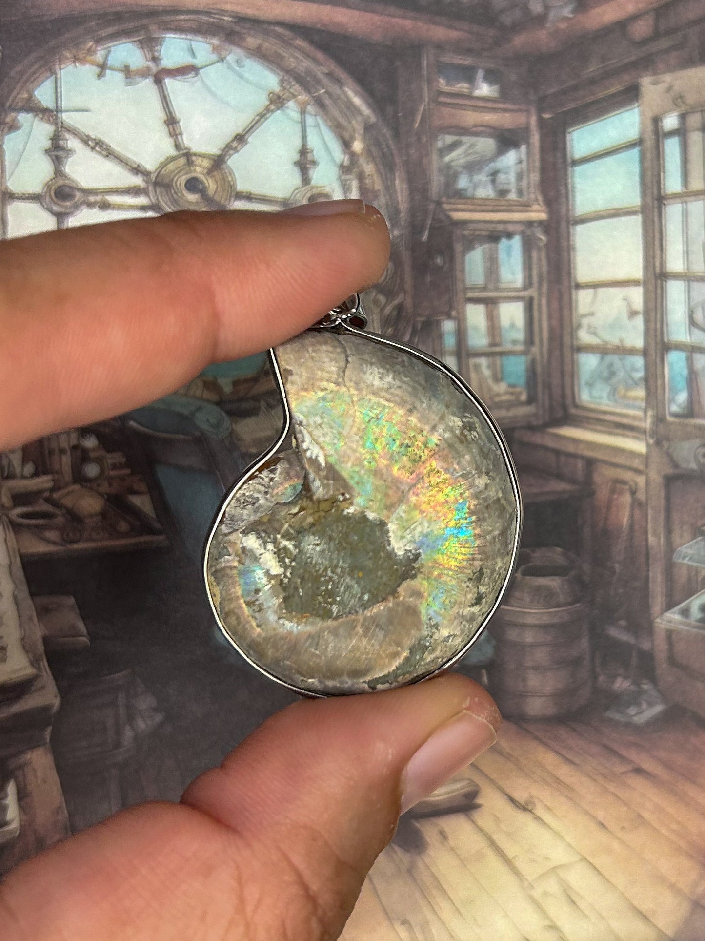 Ammonite Pendant AN07